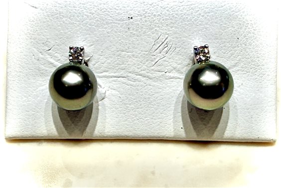 Pendientes Ititoli in Oro blanco Perla OR1339#BLP080 - OR1339#BLP080